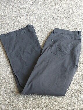 Prana Women's Straight Leg Pants in Dark Gray